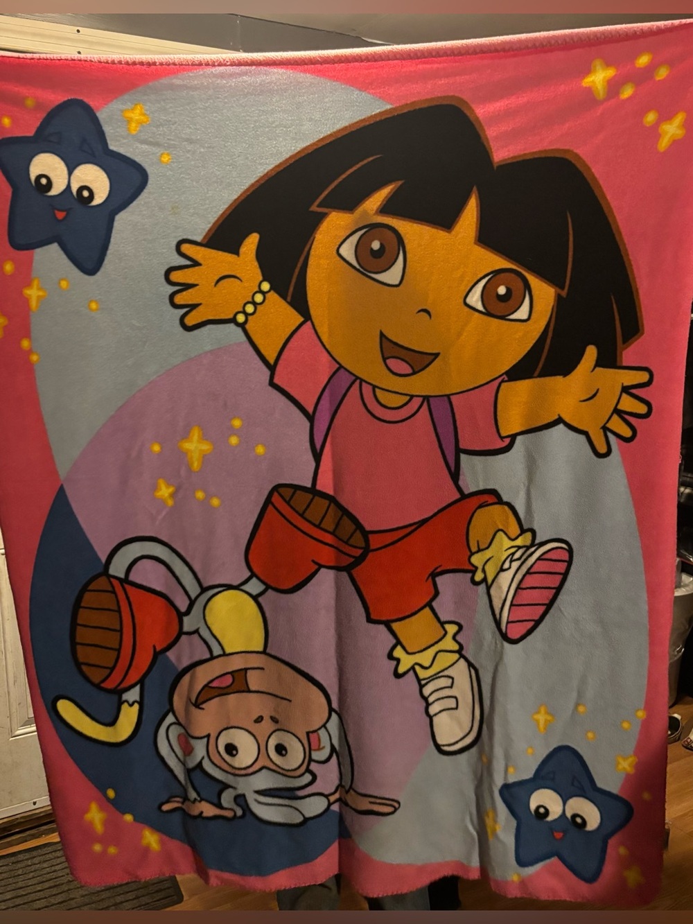 🔴 Dora the explorer fleece blanket